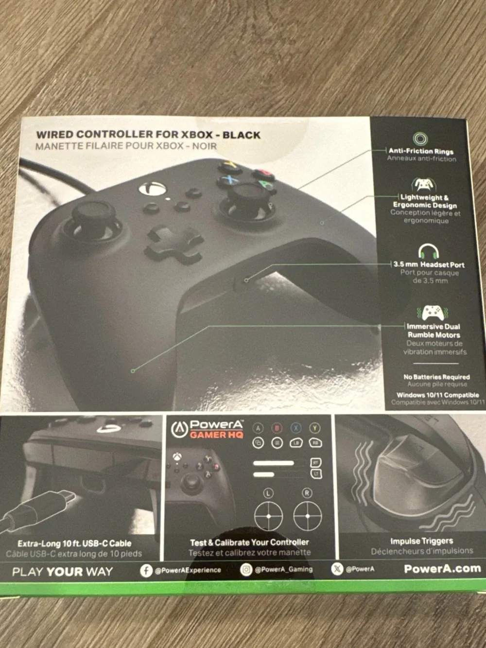 PowerA Wired Controller for Xbox X/S/One - Black